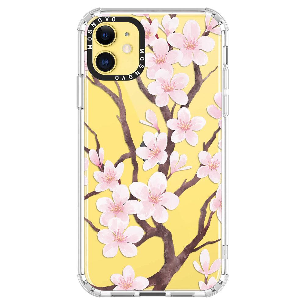 Cherry Blossom Flower Phone Case - iPhone 11 Case - MOSNOVO