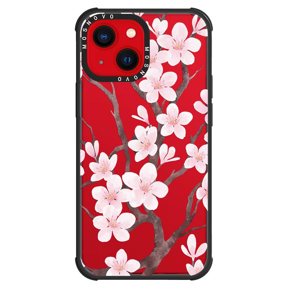 Cherry Blossom Flower Phone Case - iPhone 13 Case - MOSNOVO