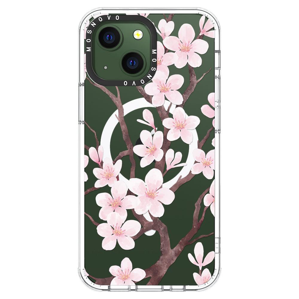 Cherry Blossom Flower Phone Case - iPhone 13 Case - MOSNOVO