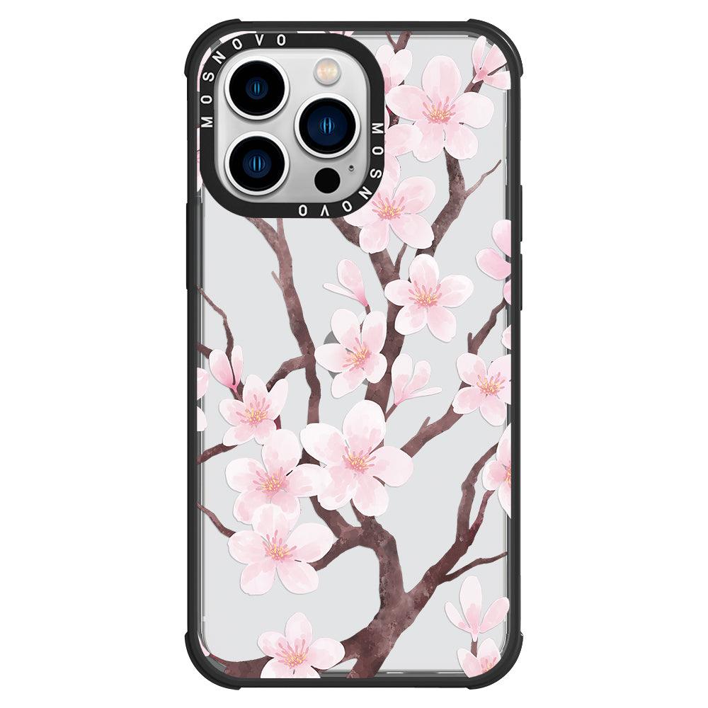 Cherry Blossom Flower Phone Case - iPhone 13 Pro Case - MOSNOVO