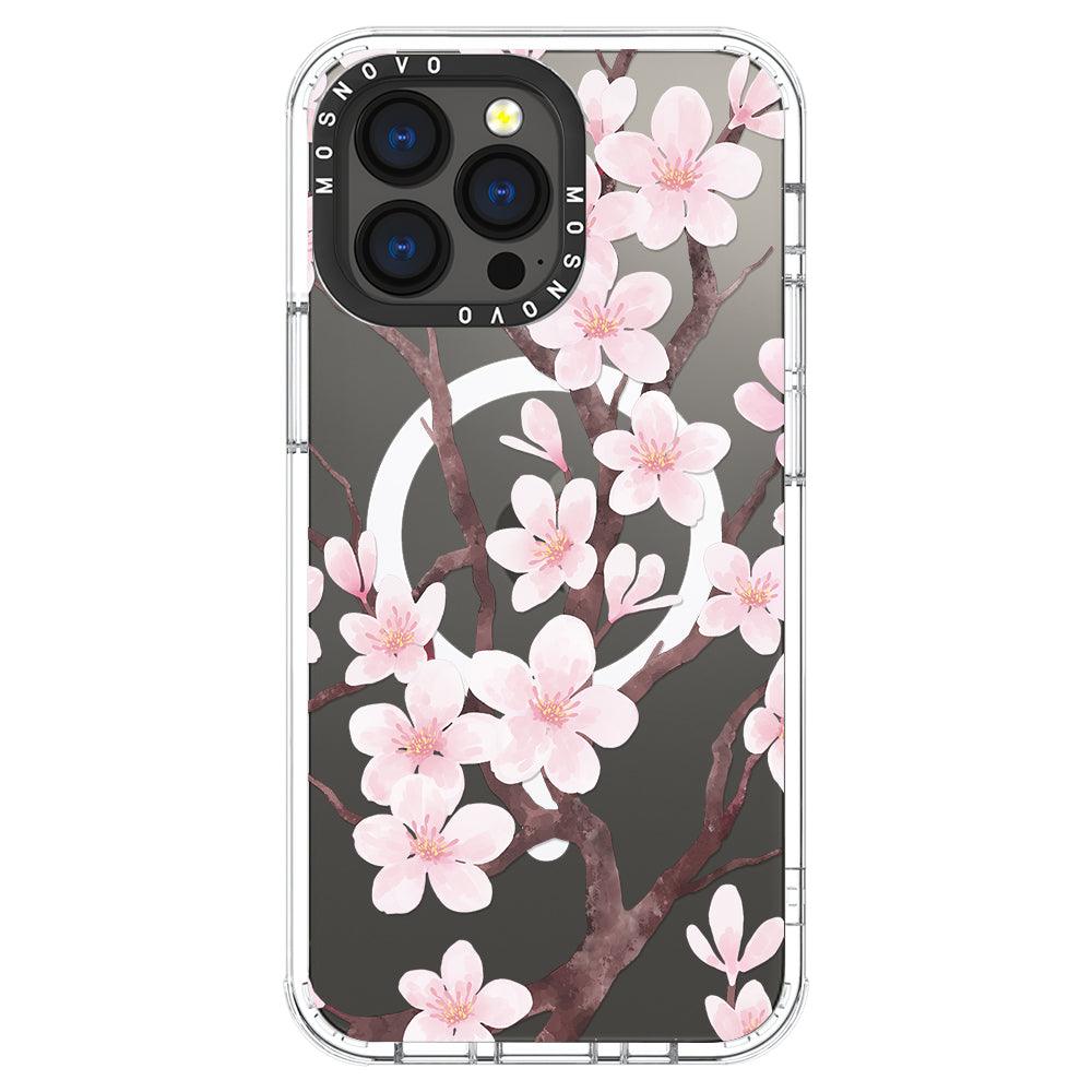 Cherry Blossom Flower Phone Case - iPhone 13 Pro Case - MOSNOVO
