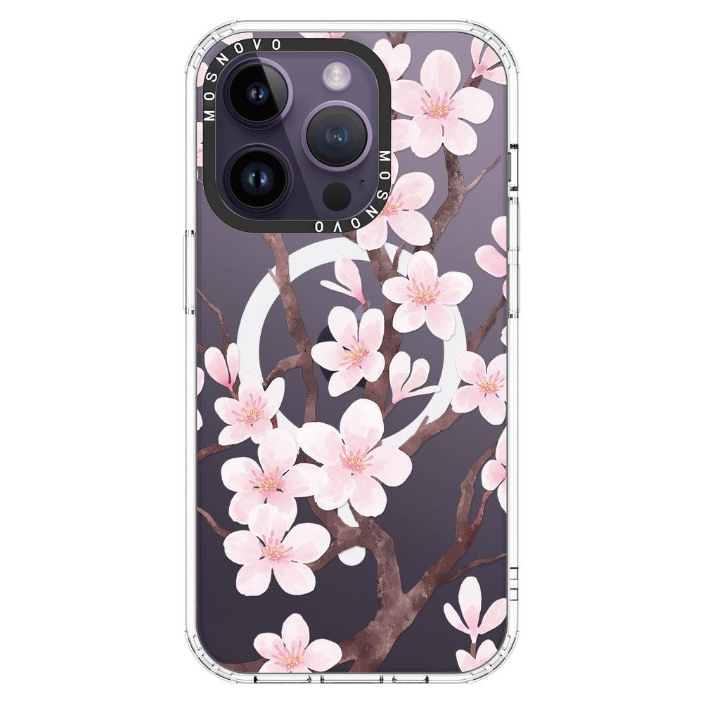 Cherry Blossom Flower Phone Case - iPhone 14 Pro Case - MOSNOVO