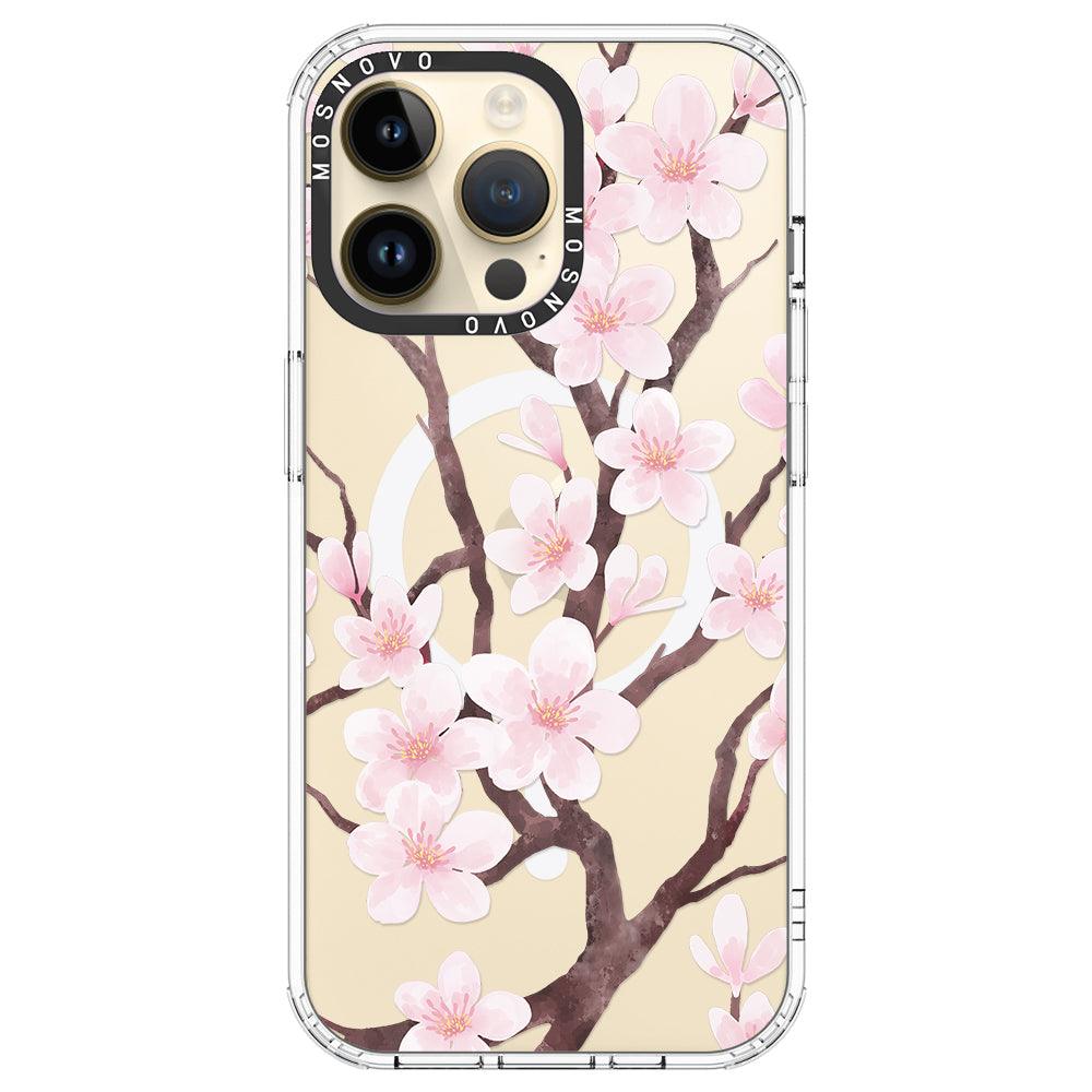 Cherry Blossom Flower Phone Case - iPhone 14 Pro Max Case - MOSNOVO