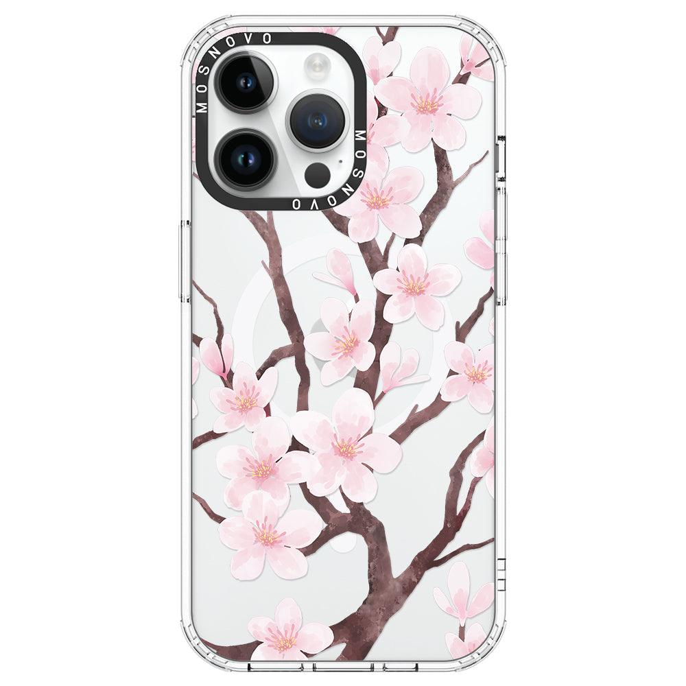 Cherry Blossom Flower Phone Case - iPhone 14 Pro Max Case - MOSNOVO