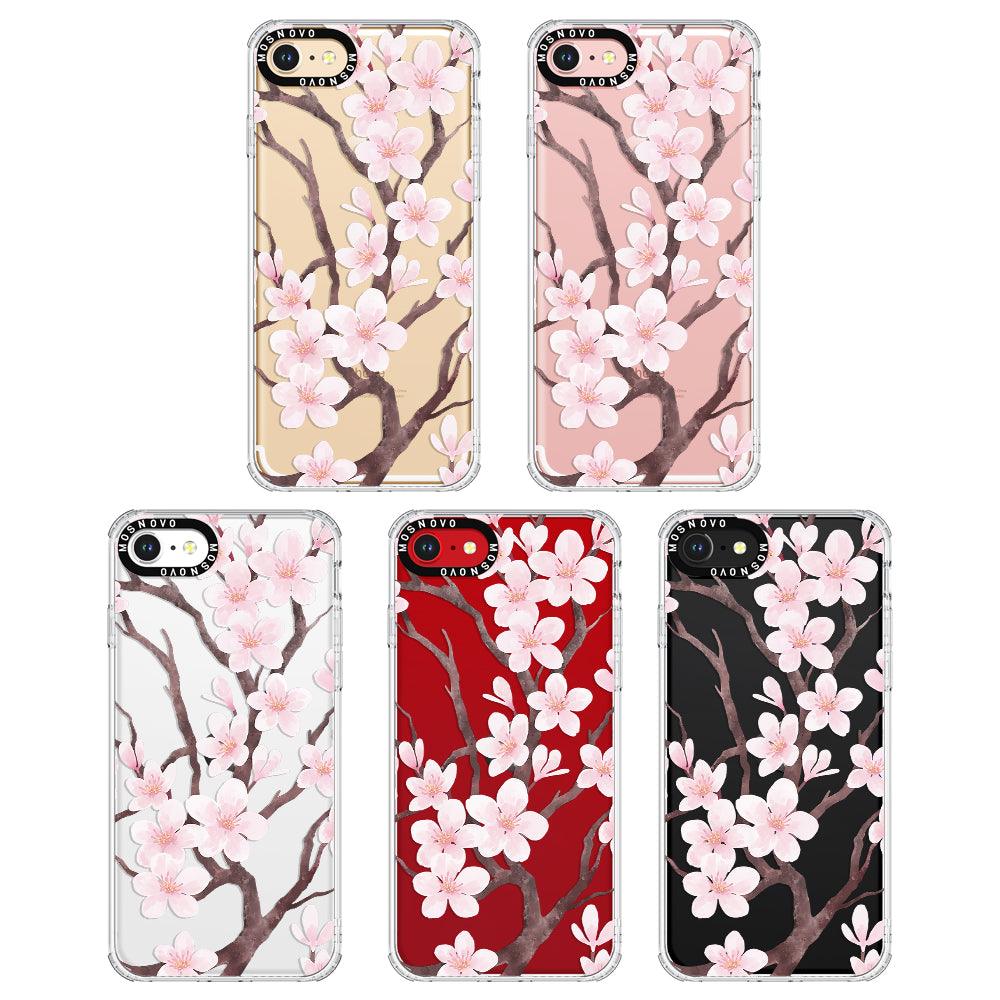 Cherry Blossom Flower Phone Case - iPhone 7 Case - MOSNOVO
