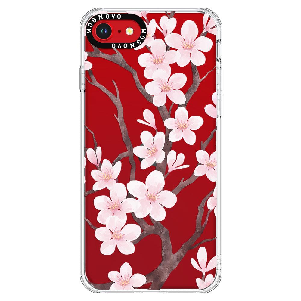 Cherry Blossom Flower Phone Case - iPhone SE 2022 Case - MOSNOVO