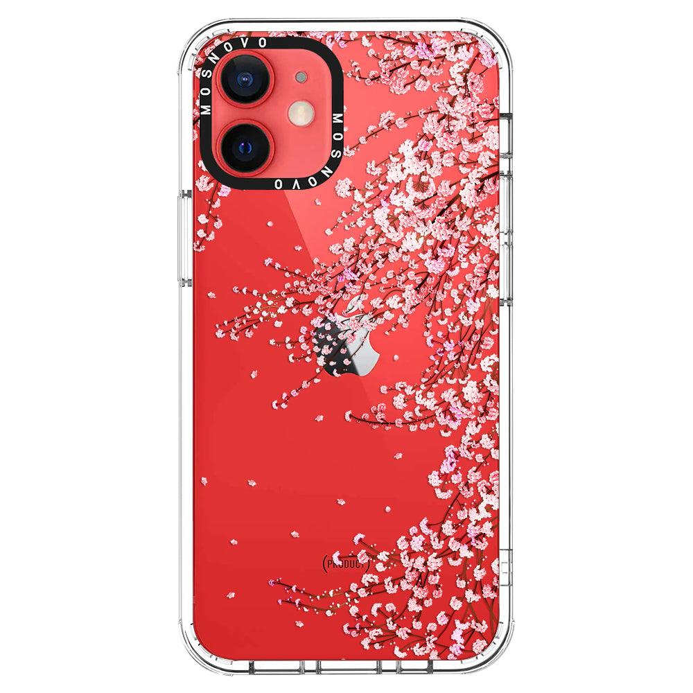 Cherry Blossom Phone Case - iPhone 12 Mini Case - MOSNOVO