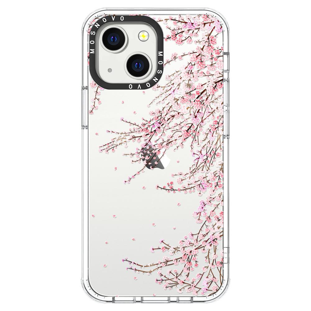 Cherry Blossom Phone Case - iPhone 13 Mini Case - MOSNOVO