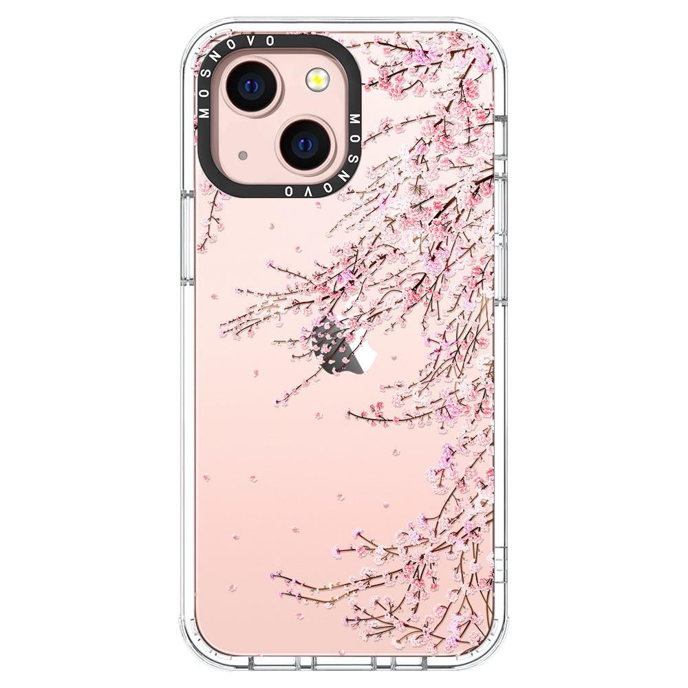 Cherry Blossom Phone Case - iPhone 13 Mini Case - MOSNOVO