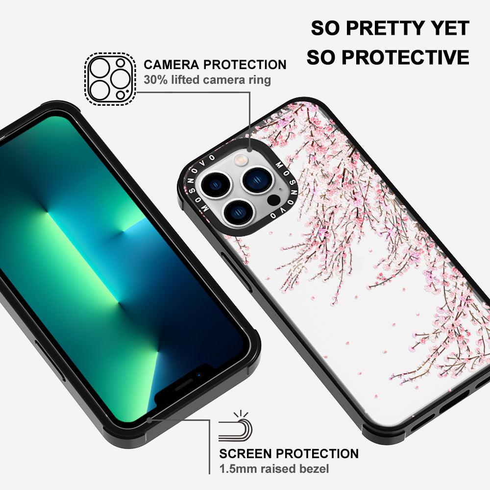 Cherry Blossom Phone Case - iPhone 13 Pro Case - MOSNOVO