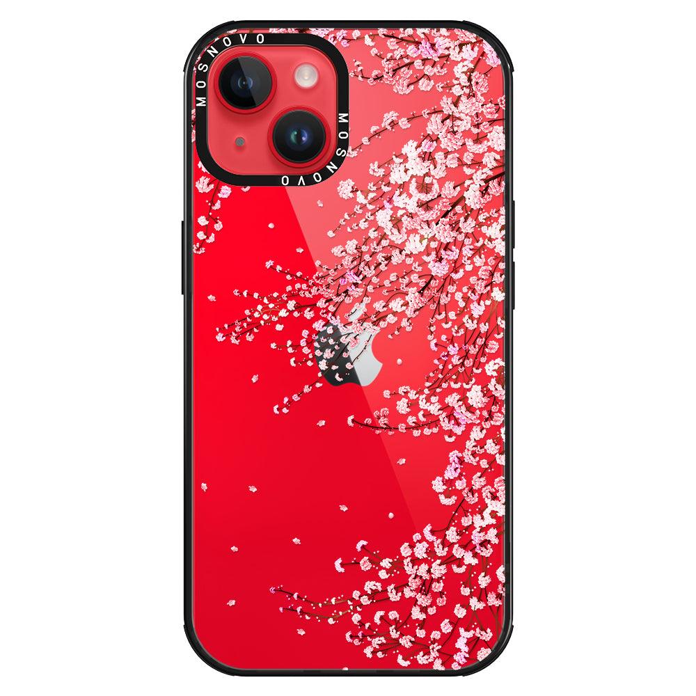 Cherry Blossom Phone Case - iPhone 14 Plus Case - MOSNOVO