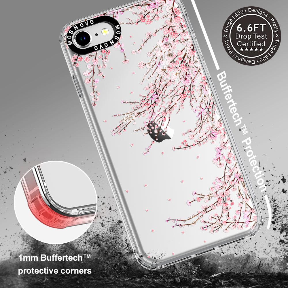 Cherry Blossom Phone Case - iPhone SE 2020 Case - MOSNOVO