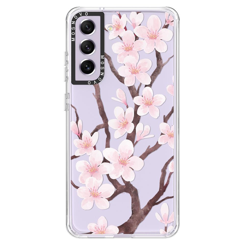 Cherry Blossom Flower Phone Case - Samsung Galaxy S21 FE Case - MOSNOVO
