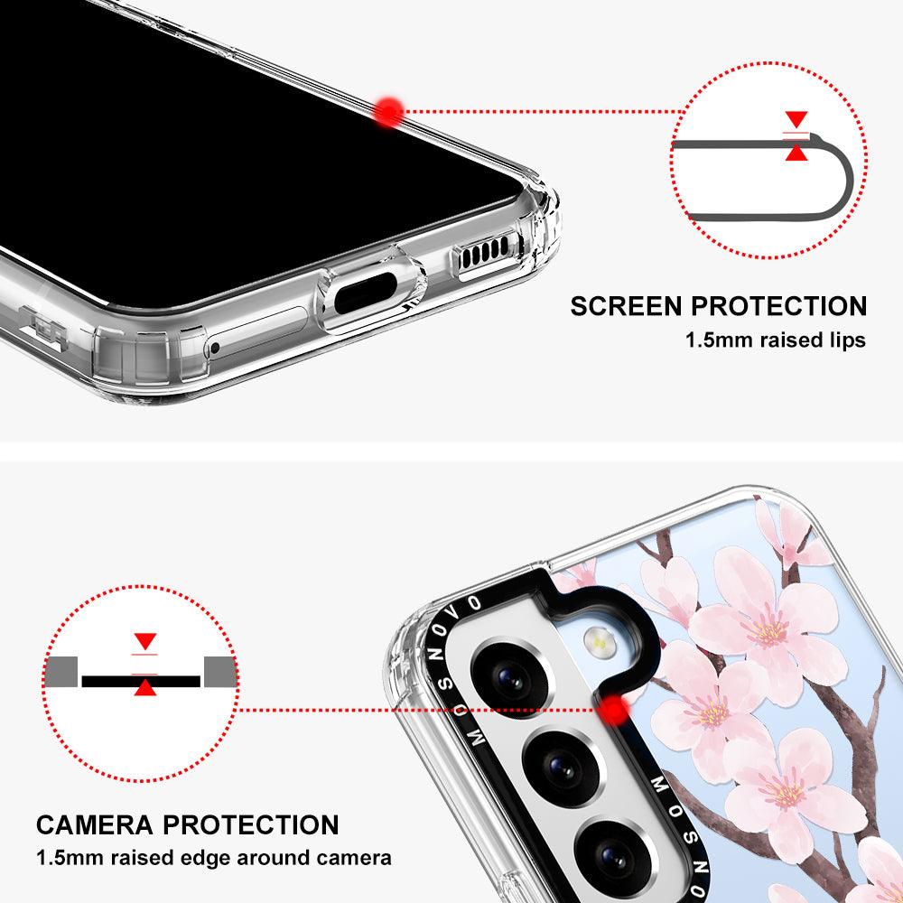 Cherry Blossom Phone Case - Samsung Galaxy S22 Plus Case - MOSNOVO