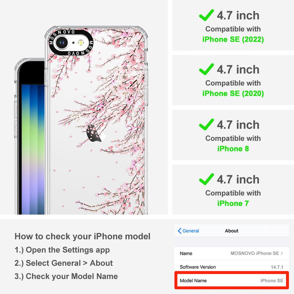 Cherry Blossoms Phone Case - iPhone SE 2022 Case - MOSNOVO