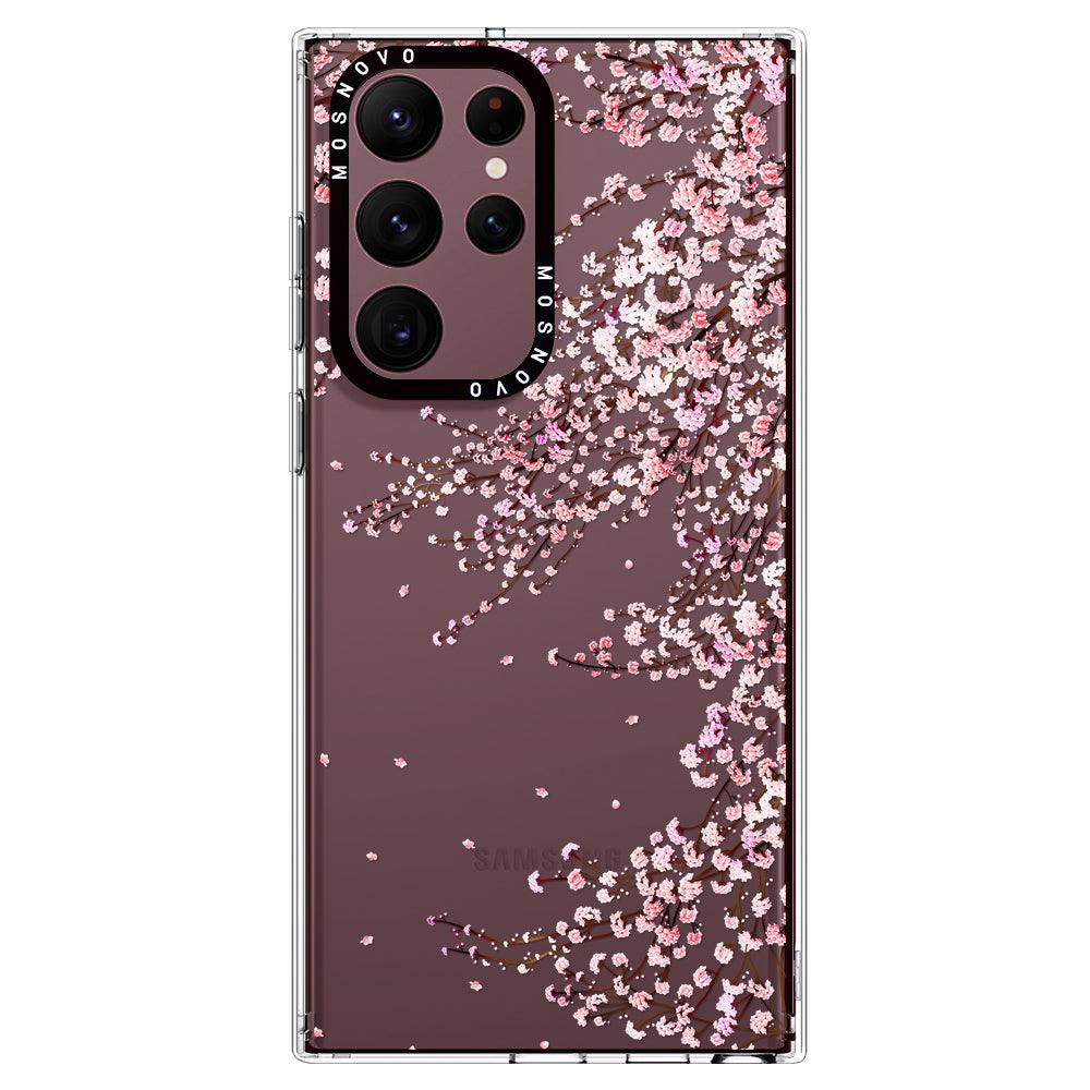 Cherry Blossoms Phone Case - Samsung Galaxy S22 Ultra Case - MOSNOVO