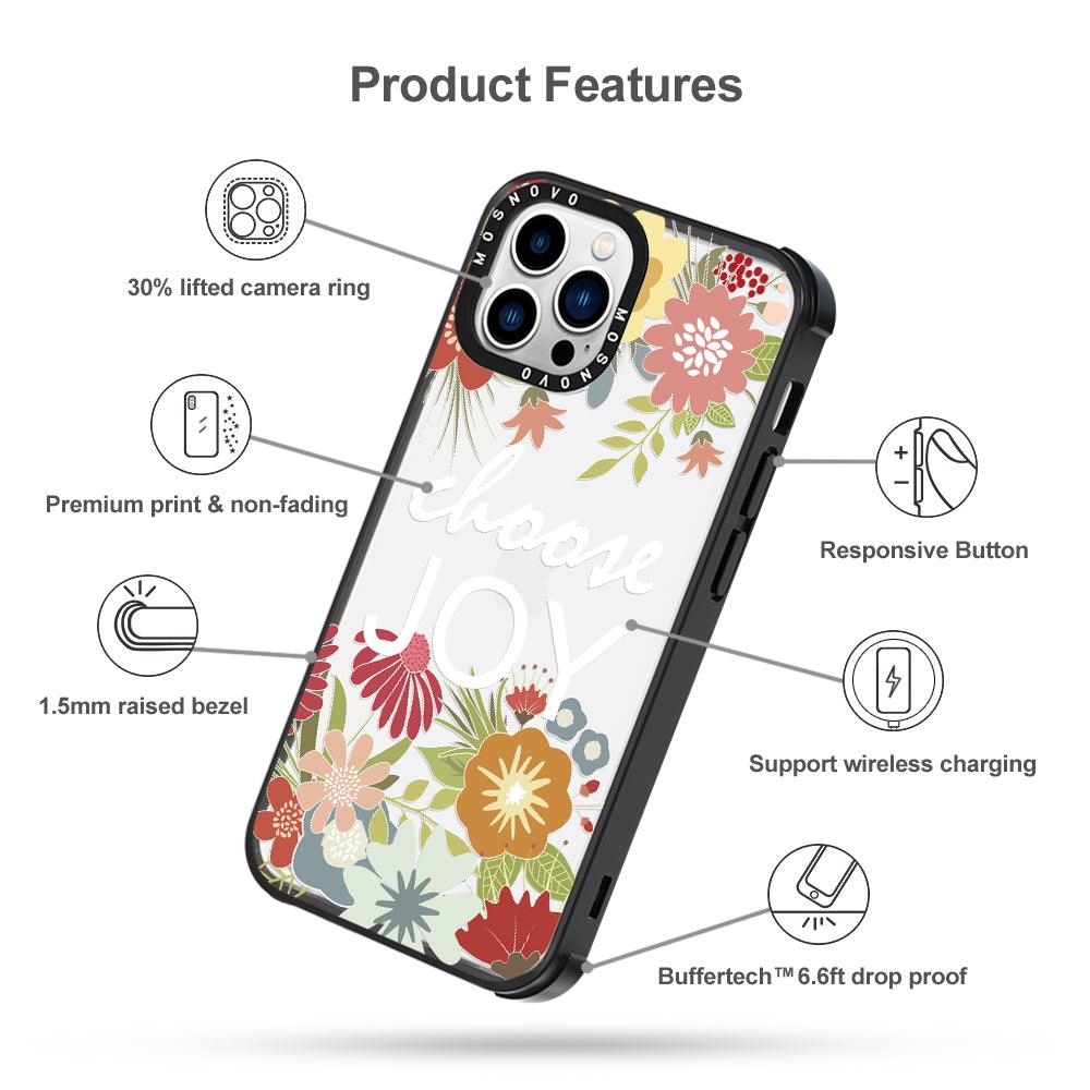 Choose Joy Phone Case - iPhone 13 Pro Max Case - MOSNOVO