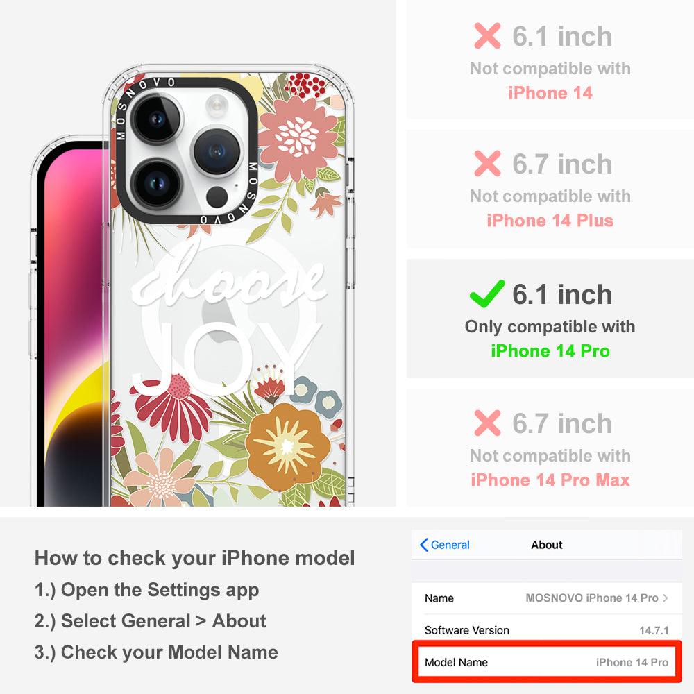 Choose Joy Phone Case - iPhone 14 Pro Case - MOSNOVO