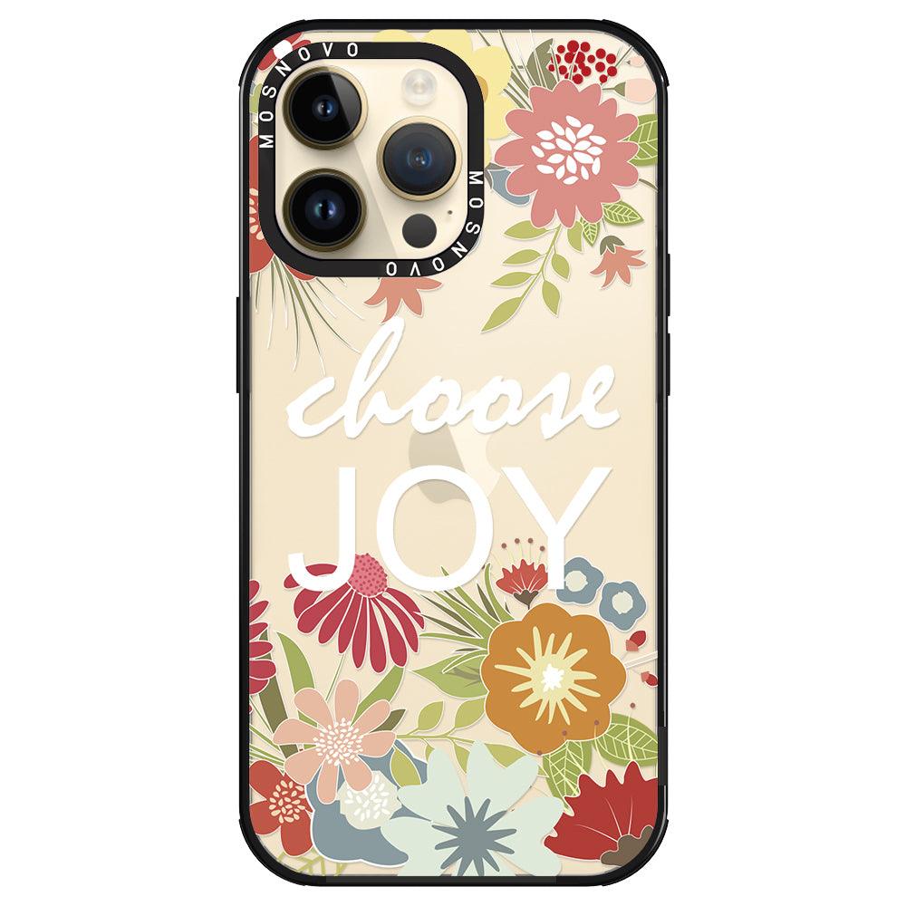 Choose Joy Phone Case - iPhone 14 Pro Max Case - MOSNOVO