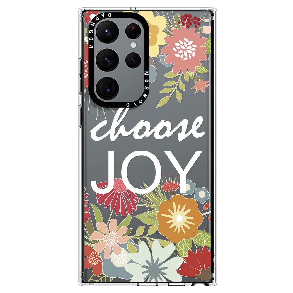 Choose Joy Phone Case - Samsung Galaxy S22 Ultra Case - MOSNOVO
