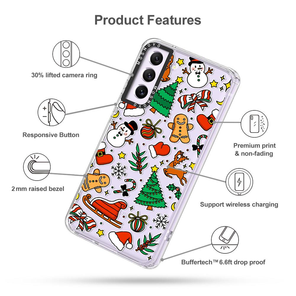 Christmas Xmas Decoration Phone Case - Samsung Galaxy S21 FE Case - MOSNOVO