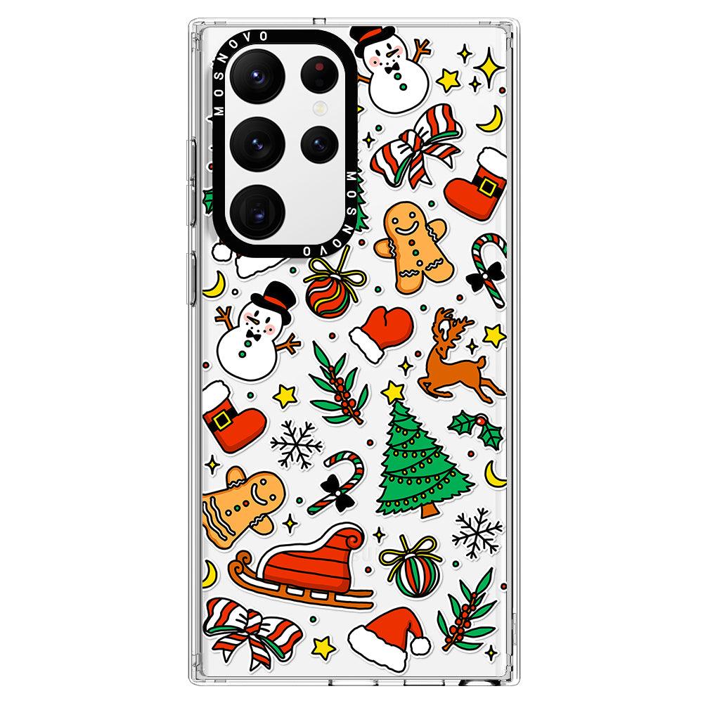 Christmas Xmas Decoration Phone Case - Samsung Galaxy S22 Ultra Case - MOSNOVO