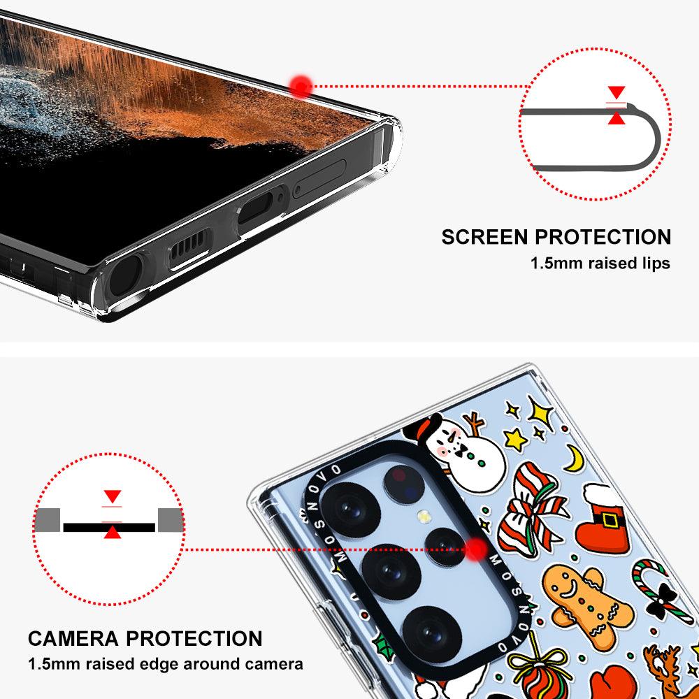 Christmas Xmas Decoration Phone Case - Samsung Galaxy S22 Ultra Case - MOSNOVO