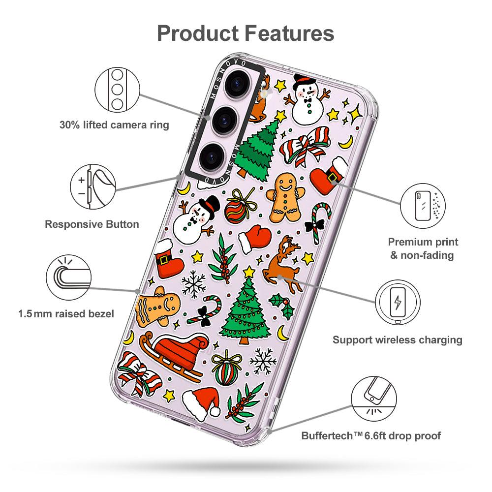 Christmas Xmas Decoration Phone Case - Samsung Galaxy S23 Case - MOSNOVO