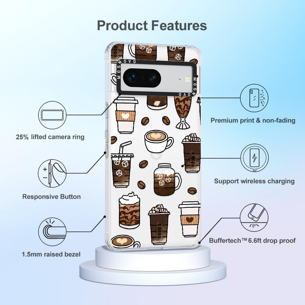 Coffee Phone Case - Google Pixel 7 Case - MOSNOVO
