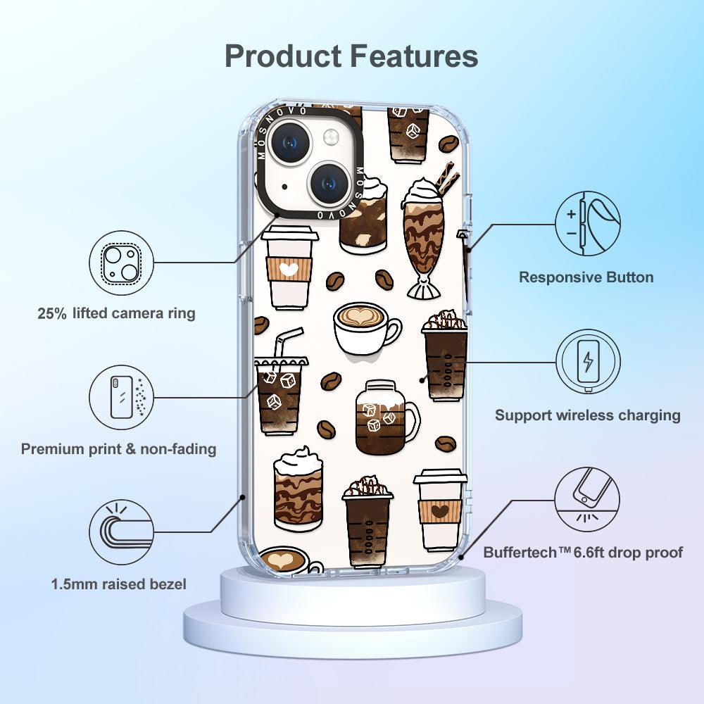 Coffee Phone Case - iPhone 14 Case - MOSNOVO