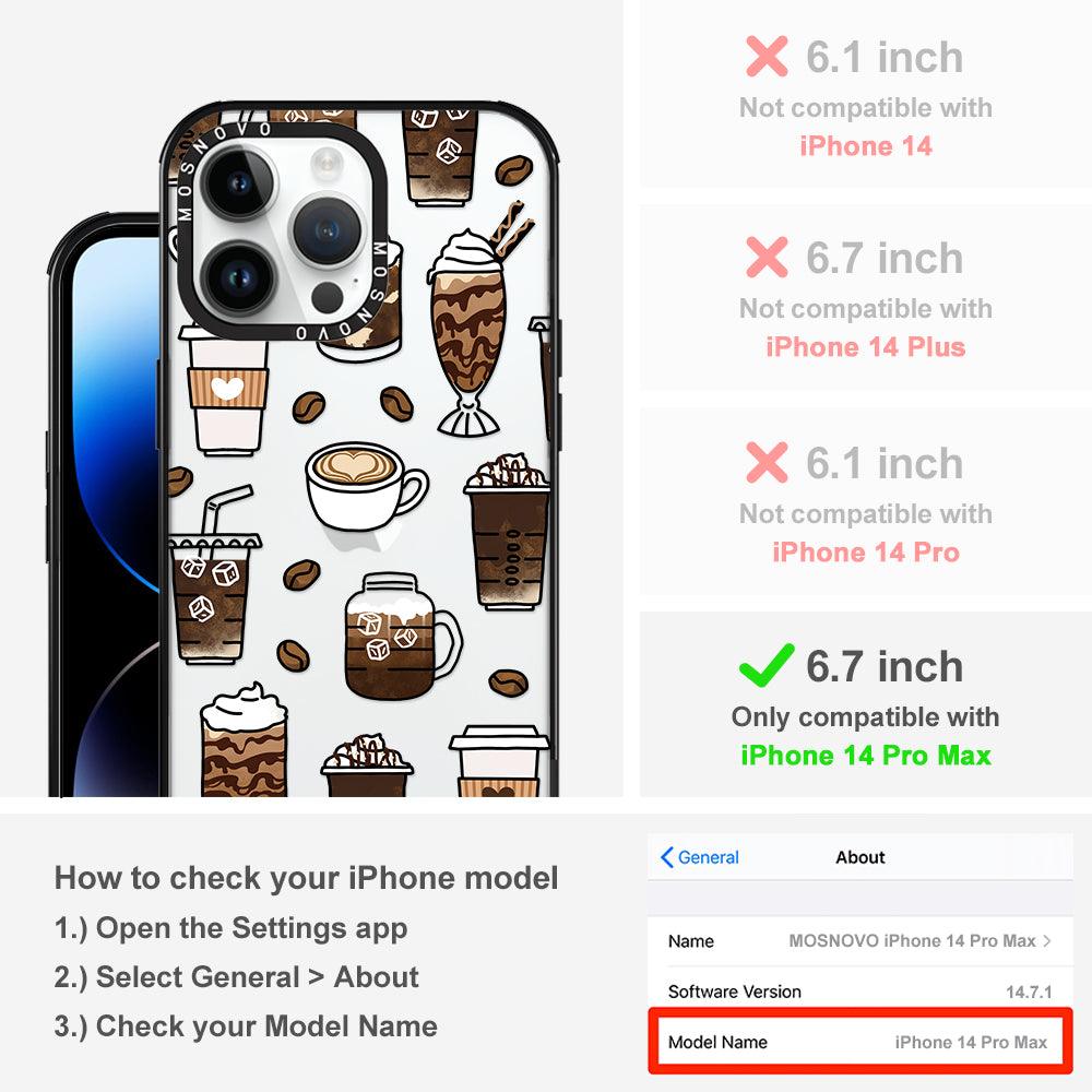 Coffee Phone Case - iPhone 14 Pro Max Case - MOSNOVO