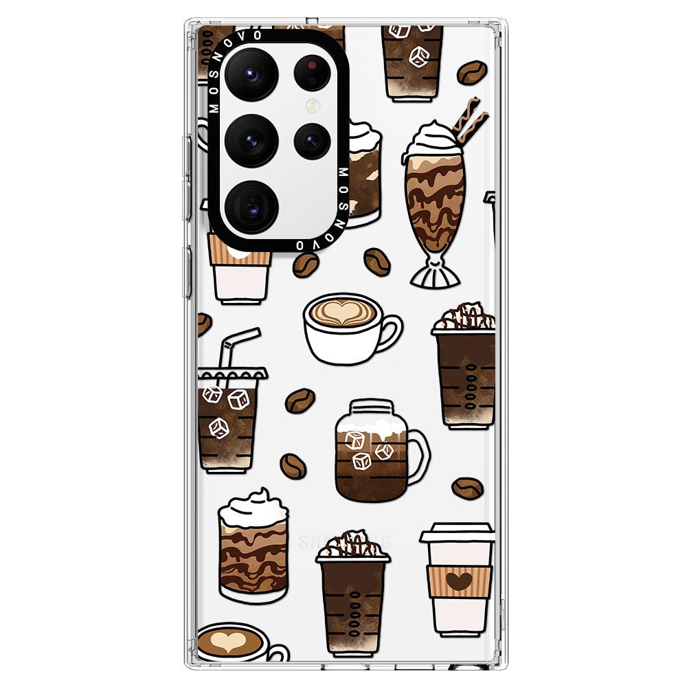 Coffee Phone Case - Samsung Galaxy S22 Ultra Case - MOSNOVO