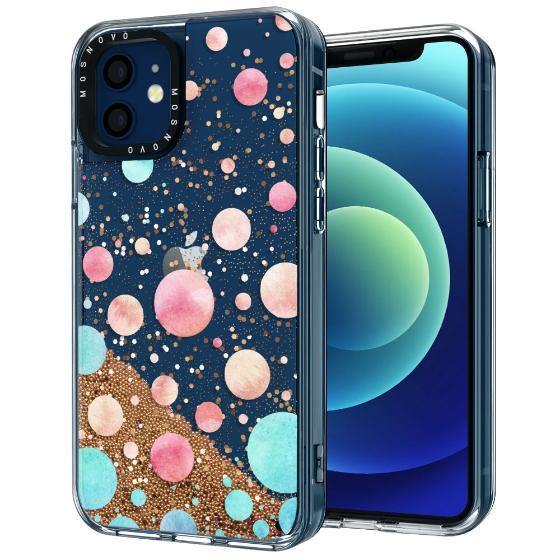 Colorful Bubbles Glitter Phone Case - iPhone 12 Case - MOSNOVO