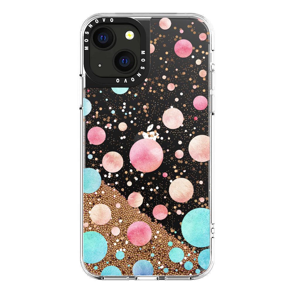 Colorful Bubbles Glitter Phone Case - iPhone 13 Case - MOSNOVO