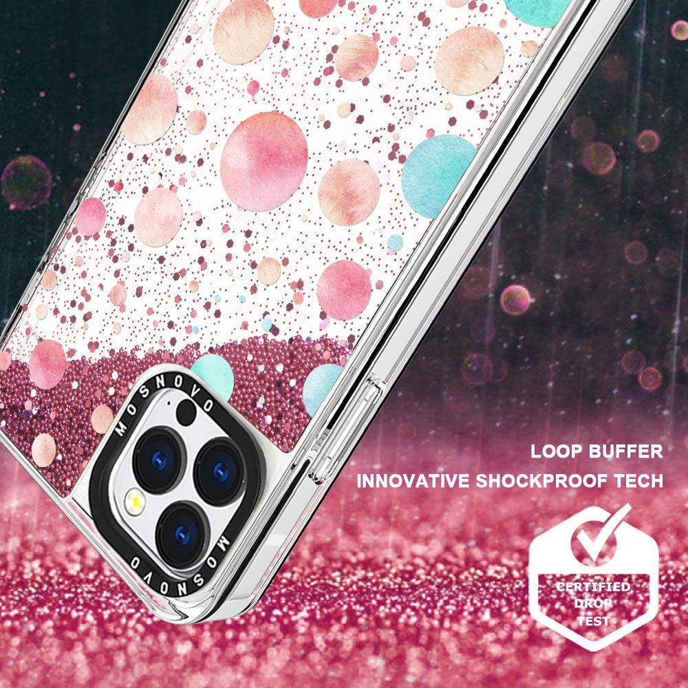 Colorful Bubbles Glitter Phone Case - iPhone 13 Pro Case - MOSNOVO