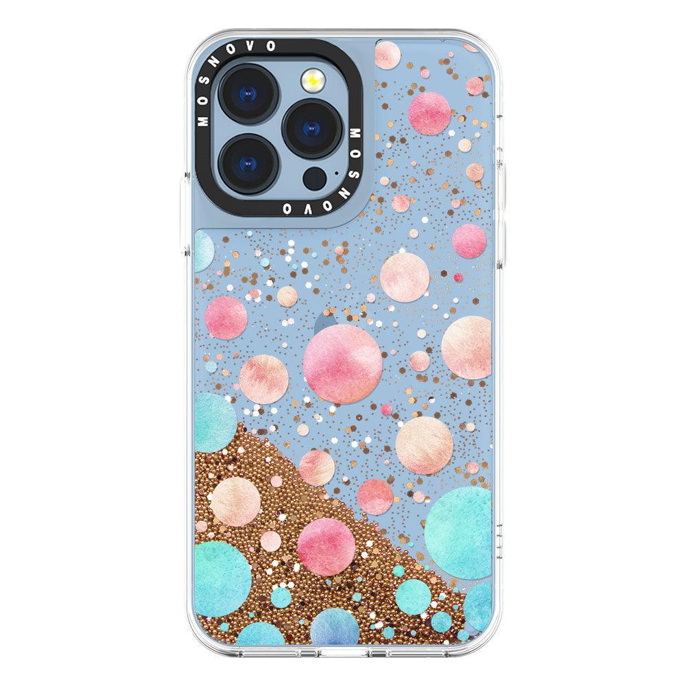 Colorful Bubbles Glitter Phone Case - iPhone 13 Pro Case - MOSNOVO