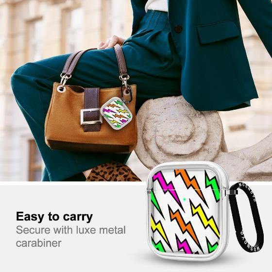 Colorful Lightning Bolt AirPods 1/2 Case - MOSNOVO