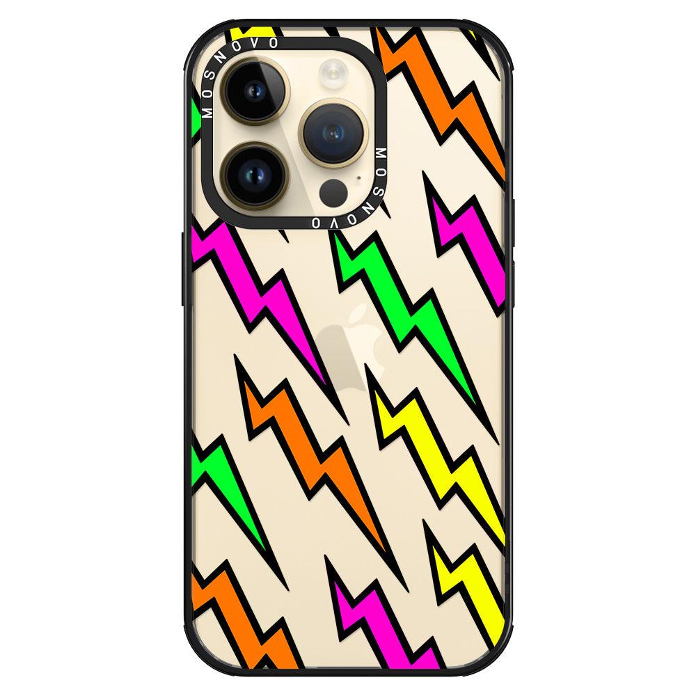 Colorful Lightning Phone Case - iPhone 14 Pro Case - MOSNOVO