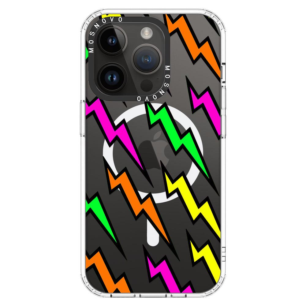 Colorful Lightning Phone Case - iPhone 14 Pro Case - MOSNOVO