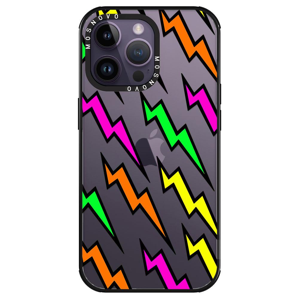 Colorful Lightning Phone Case - iPhone 14 Pro Max Case - MOSNOVO