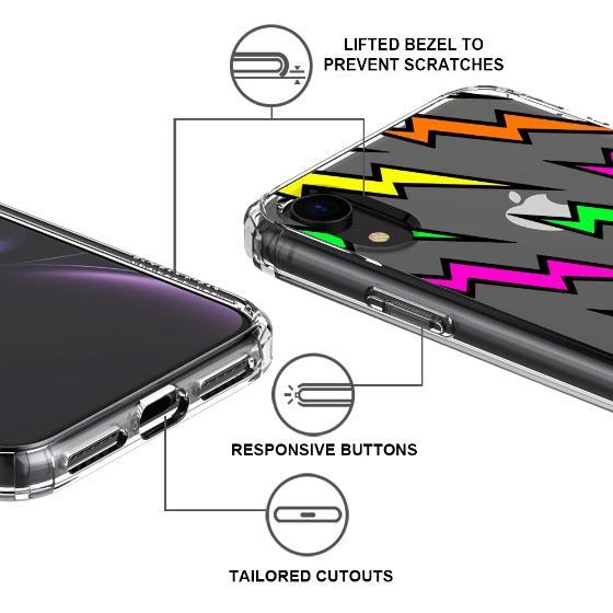 Colorful Lightning Phone Case - iPhone XR Case - MOSNOVO