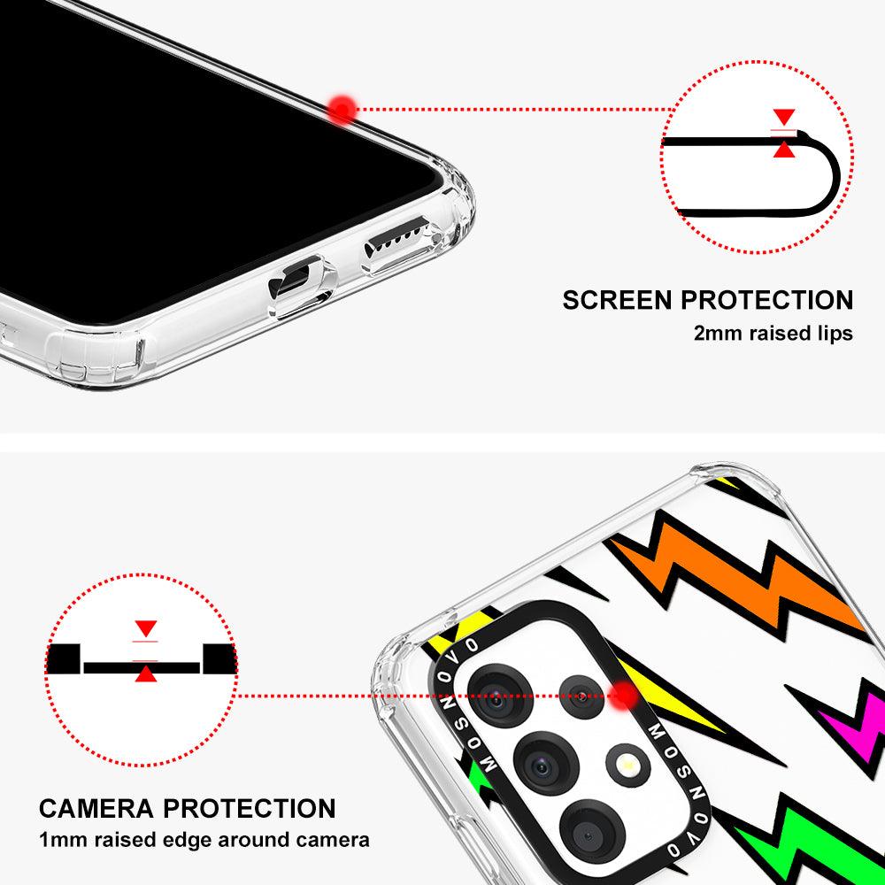Colorful Lightning Phone Case - Samsung Galaxy A53 Case - MOSNOVO