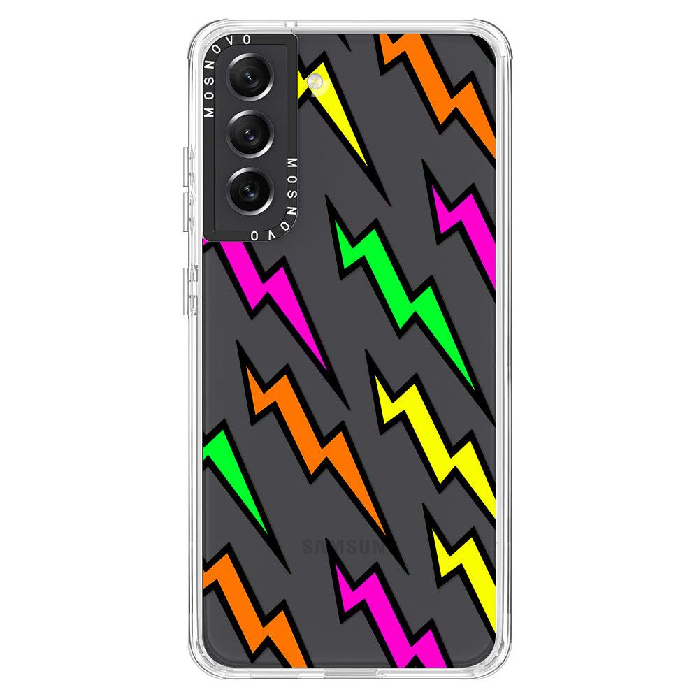 Colorful Lightning Phone Case - Samsung Galaxy S21 FE Case - MOSNOVO