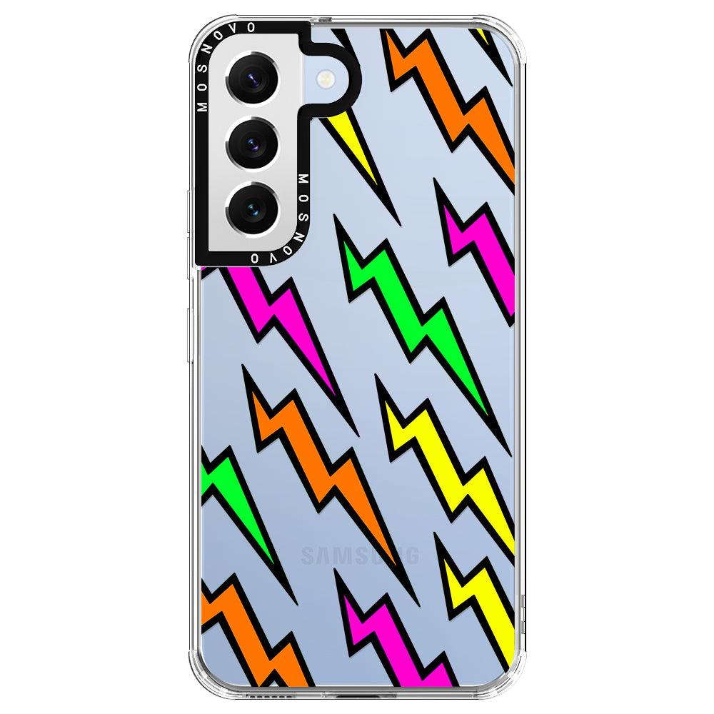 Colorful Lightning Phone Case - Samsung Galaxy S22 Plus Case - MOSNOVO
