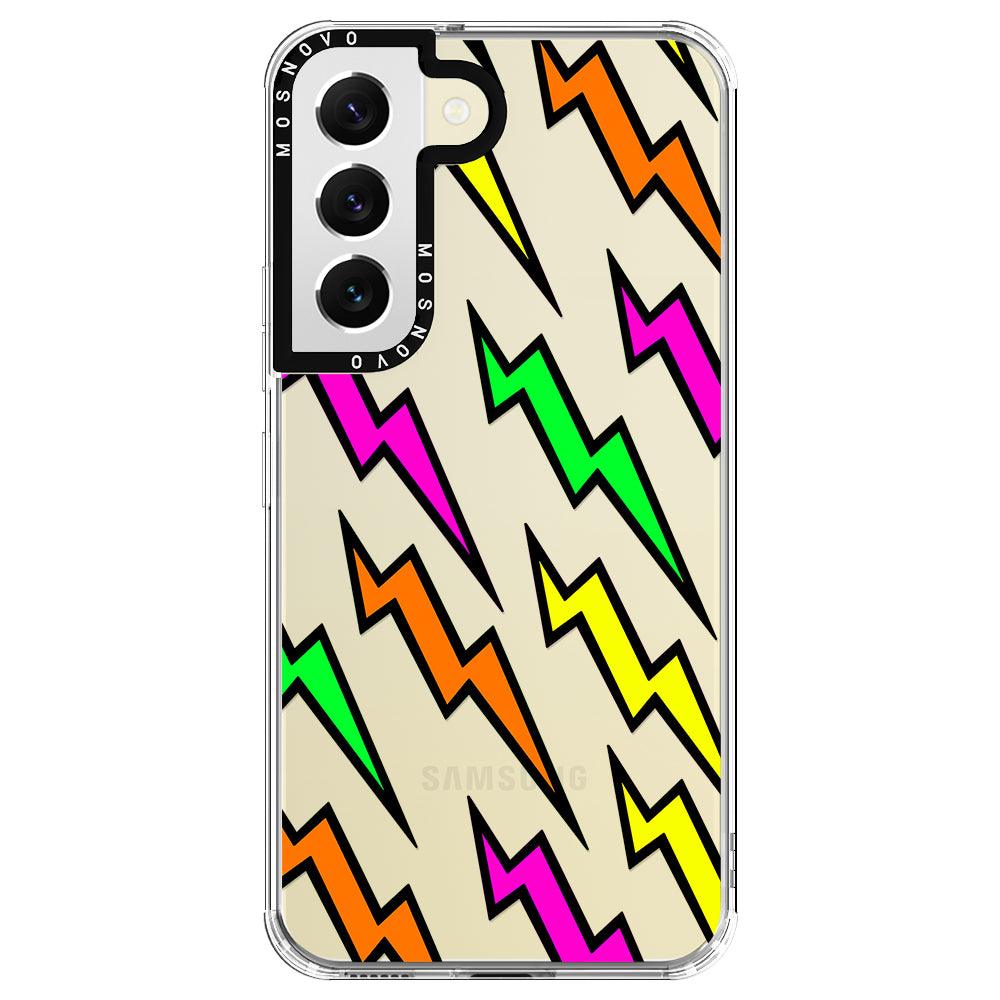 Colorful Lightning Phone Case - Samsung Galaxy S22 Plus Case - MOSNOVO