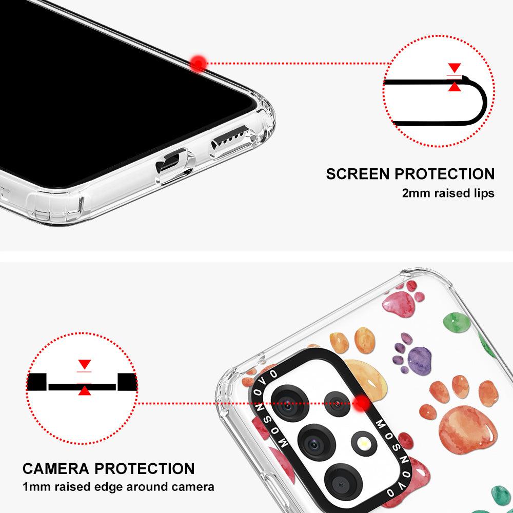 Paws Phone Case - Samsung Galaxy A53 Case - MOSNOVO