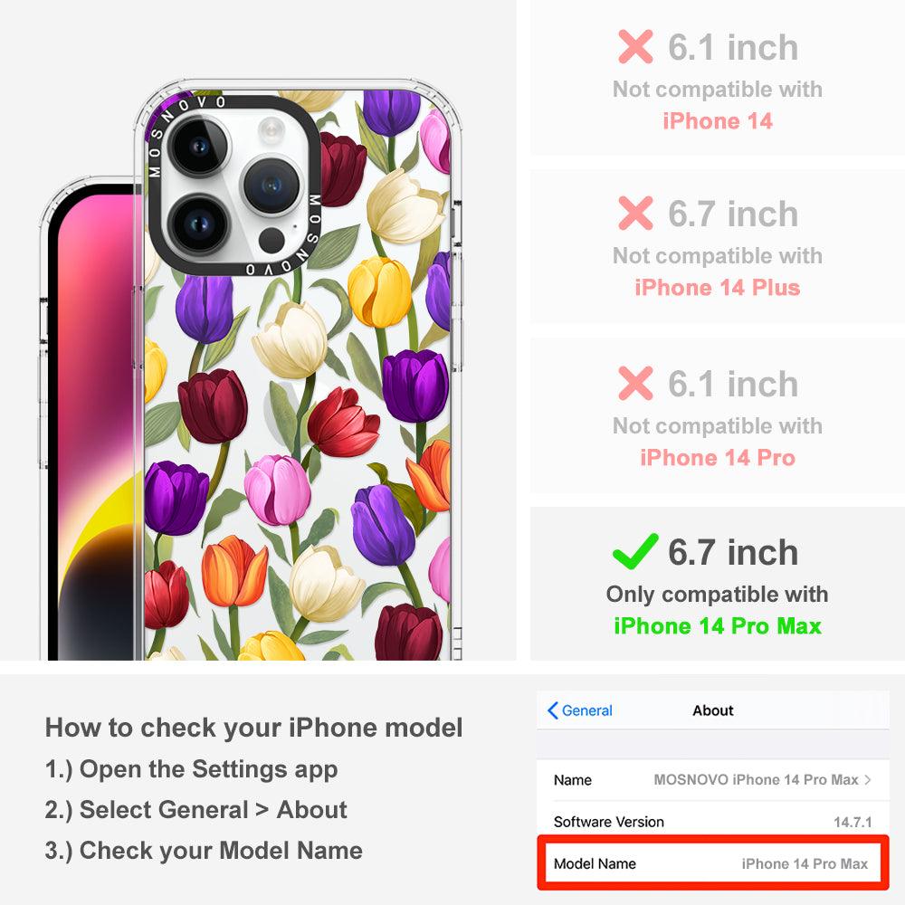 Tulip Phone Case - iPhone 14 Pro Max Case - MOSNOVO