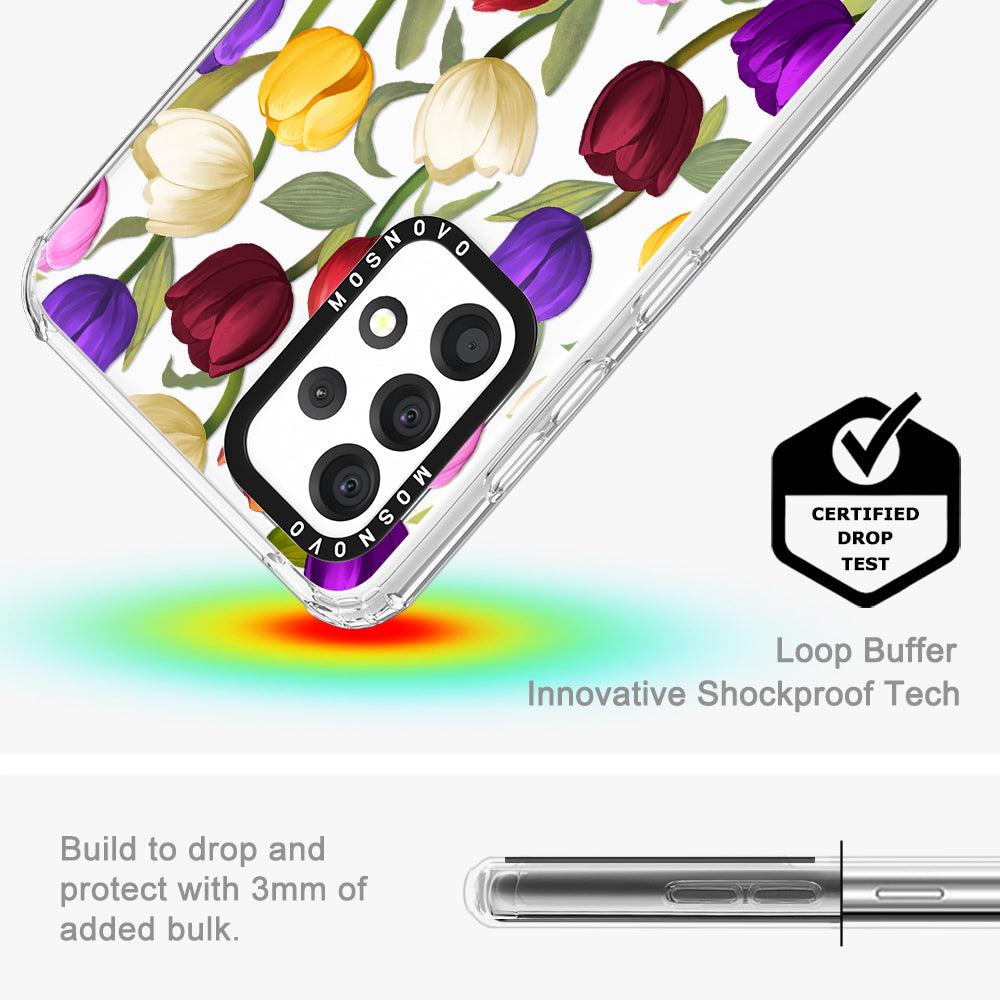 Colorful Tulips Phone Case - Samsung Galaxy A52 & A52s Case - MOSNOVO