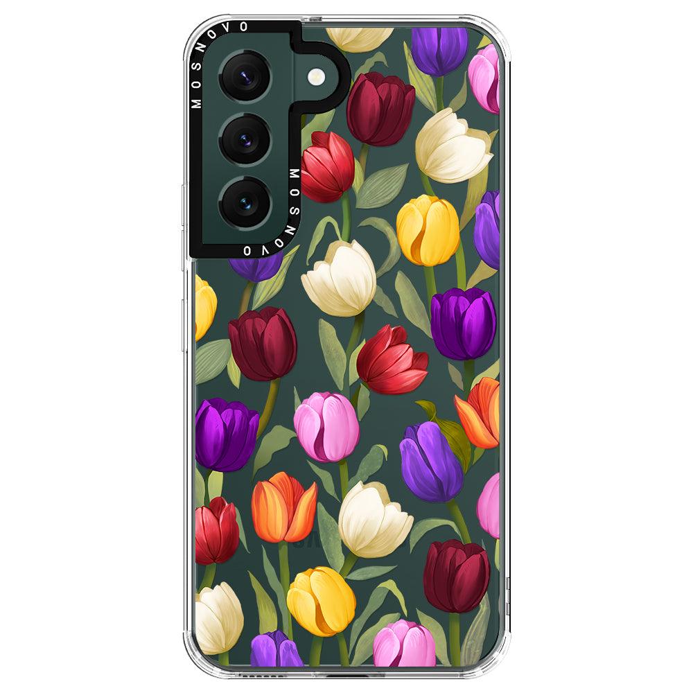 Colorful Tulips Phone Case - Samsung Galaxy S22 Case - MOSNOVO