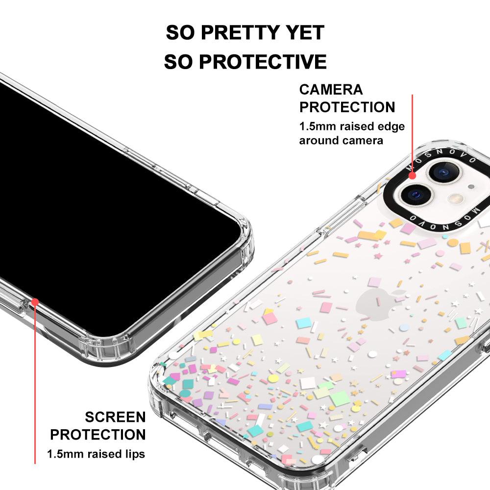 Confetti Phone Case - iPhone 12 Mini Case - MOSNOVO